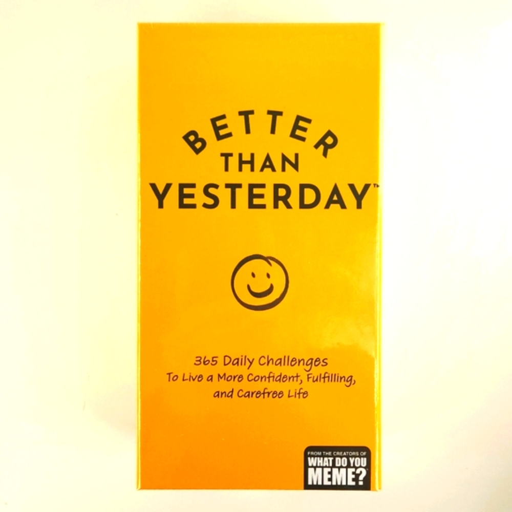 BETTER THAN YESTERDAY 365 Daily Challenge Cards Factory Sealed